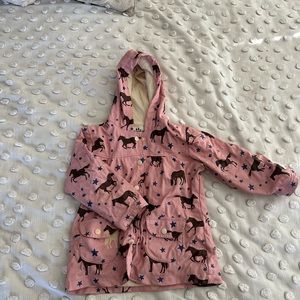 Hatley lined rain jacket. Size 4
